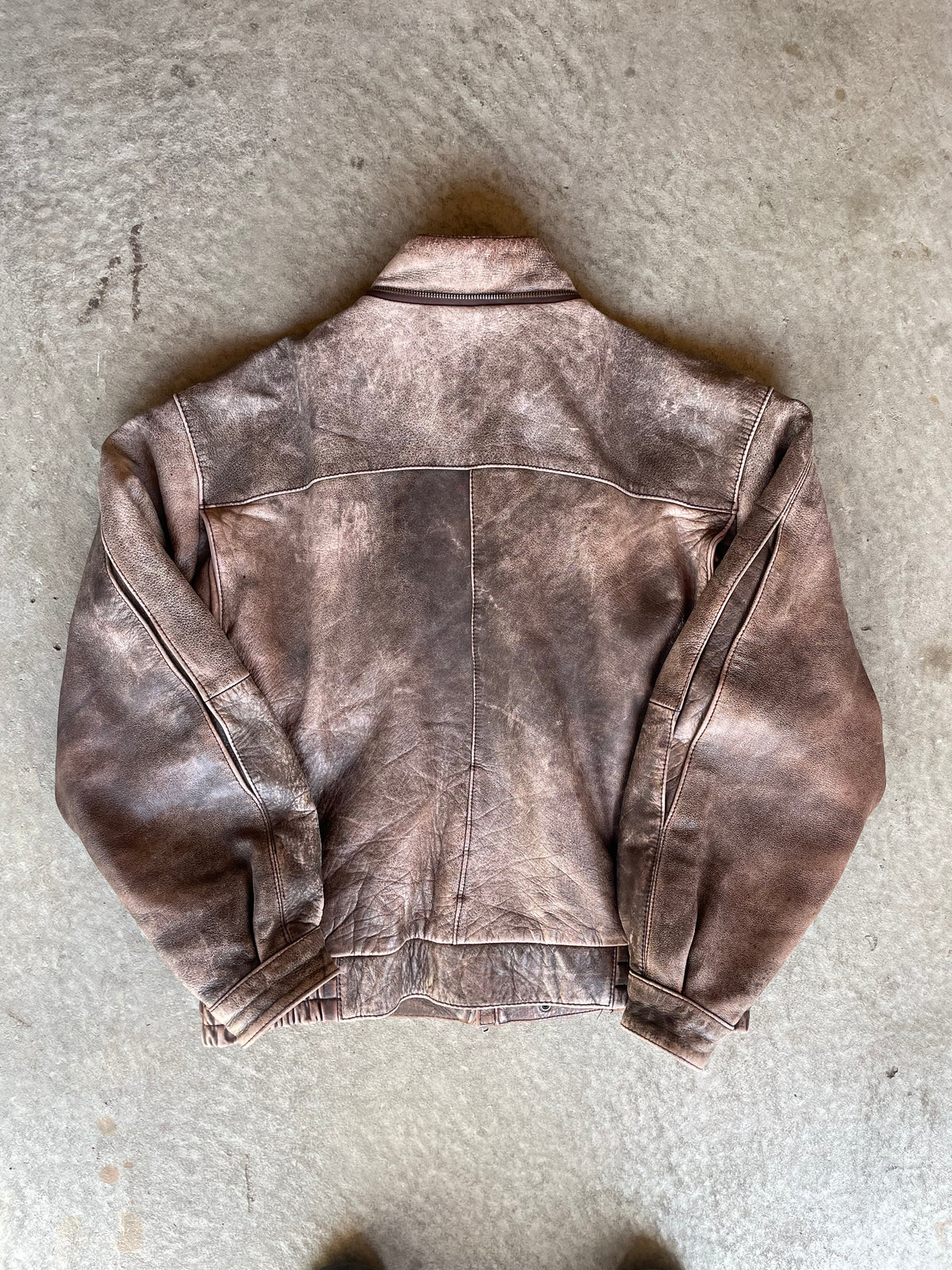 Vintage Lederjacke Federal Agent (L)
