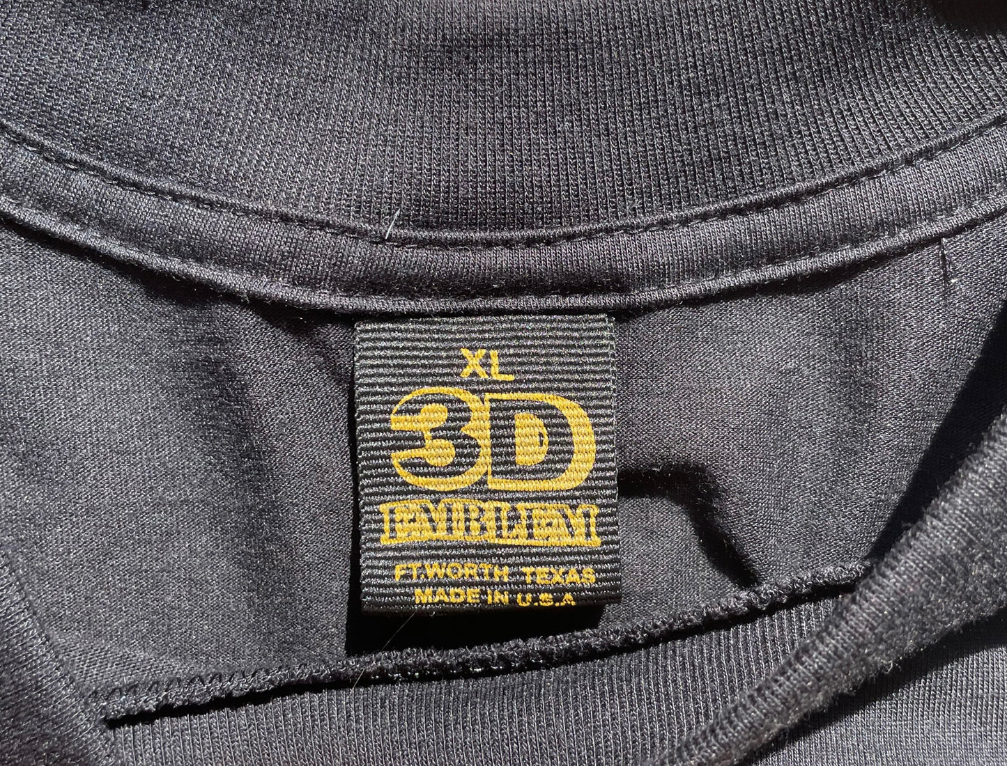 XL-Vintage 1989 HarleyDavidson 3D-Emblem T-Shirt