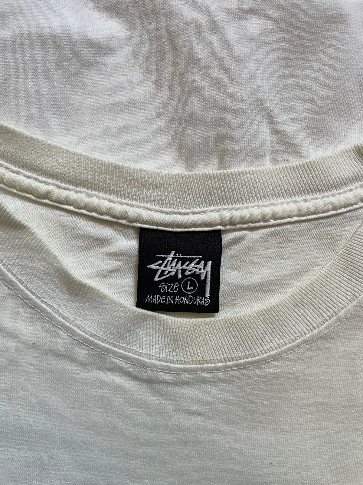 Stüssy Cube-Logo T-Shirt-2000er Vintage-XL