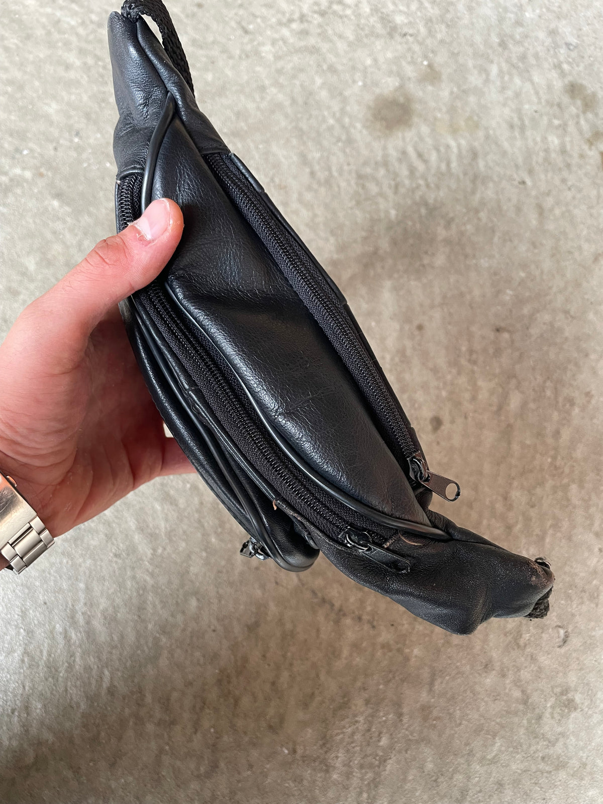 Vintage Levis Bauchtasche Leder