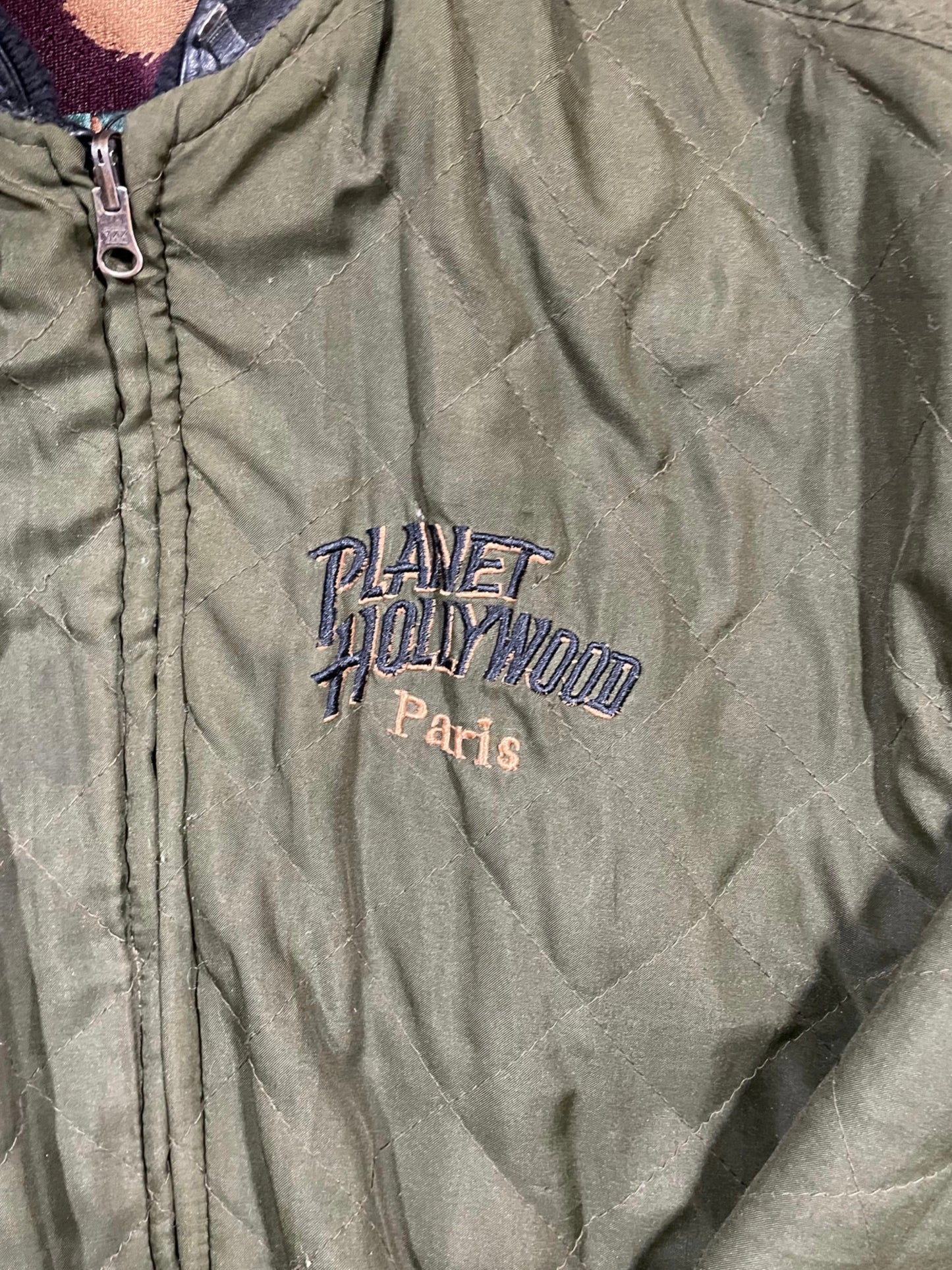 XL-Vintage PlanetHollywood Paris Lederjacke