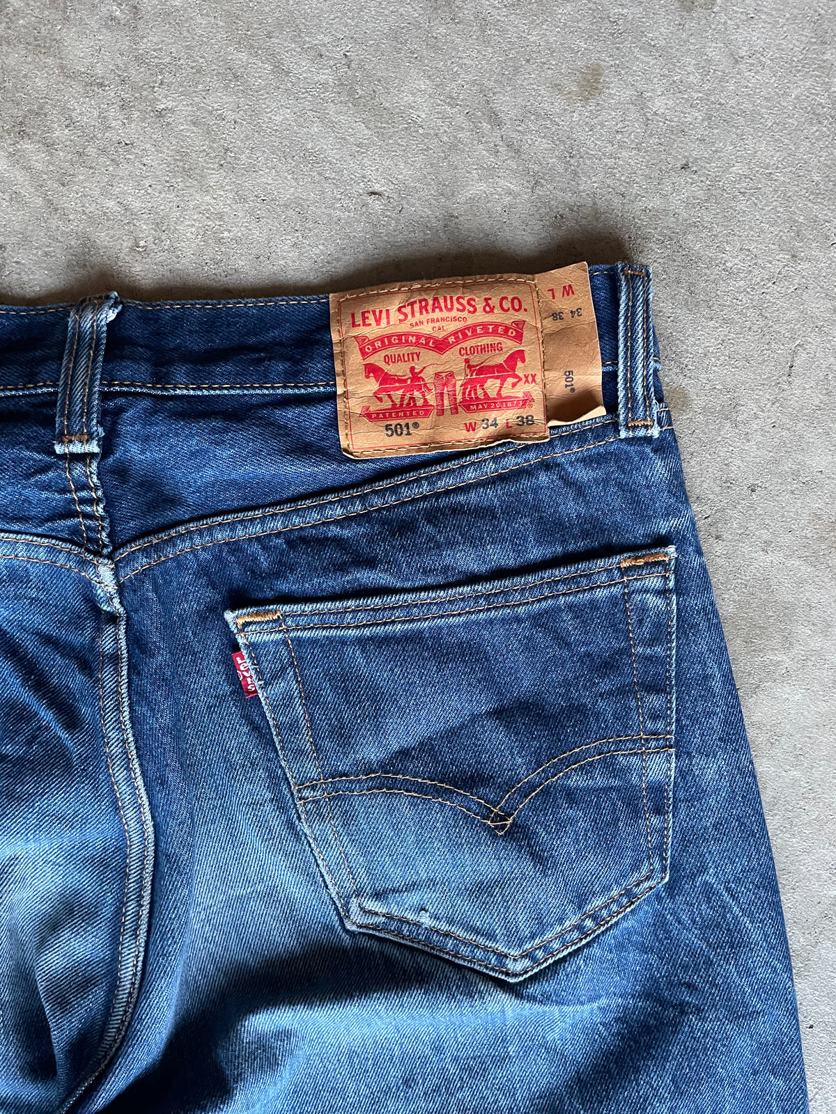 Vintage Levis 501 W34/L38