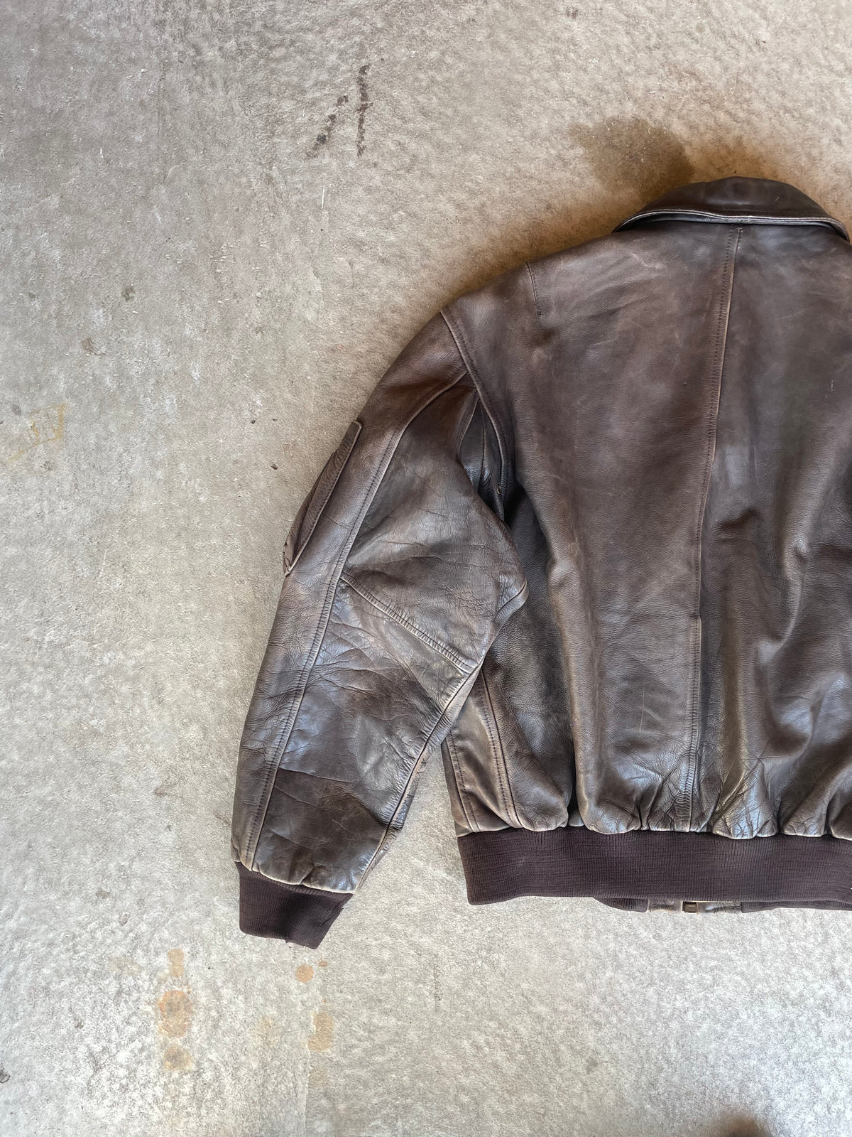 Vintage Redskins Lederjacke (L)