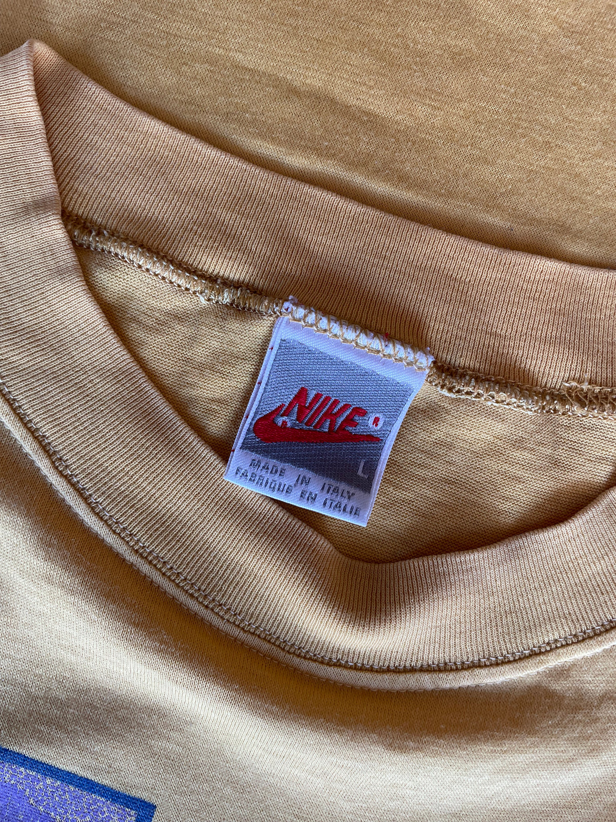 Vintage Nike Air T-Shirt 80s Made in Italy Single Stitch (L)