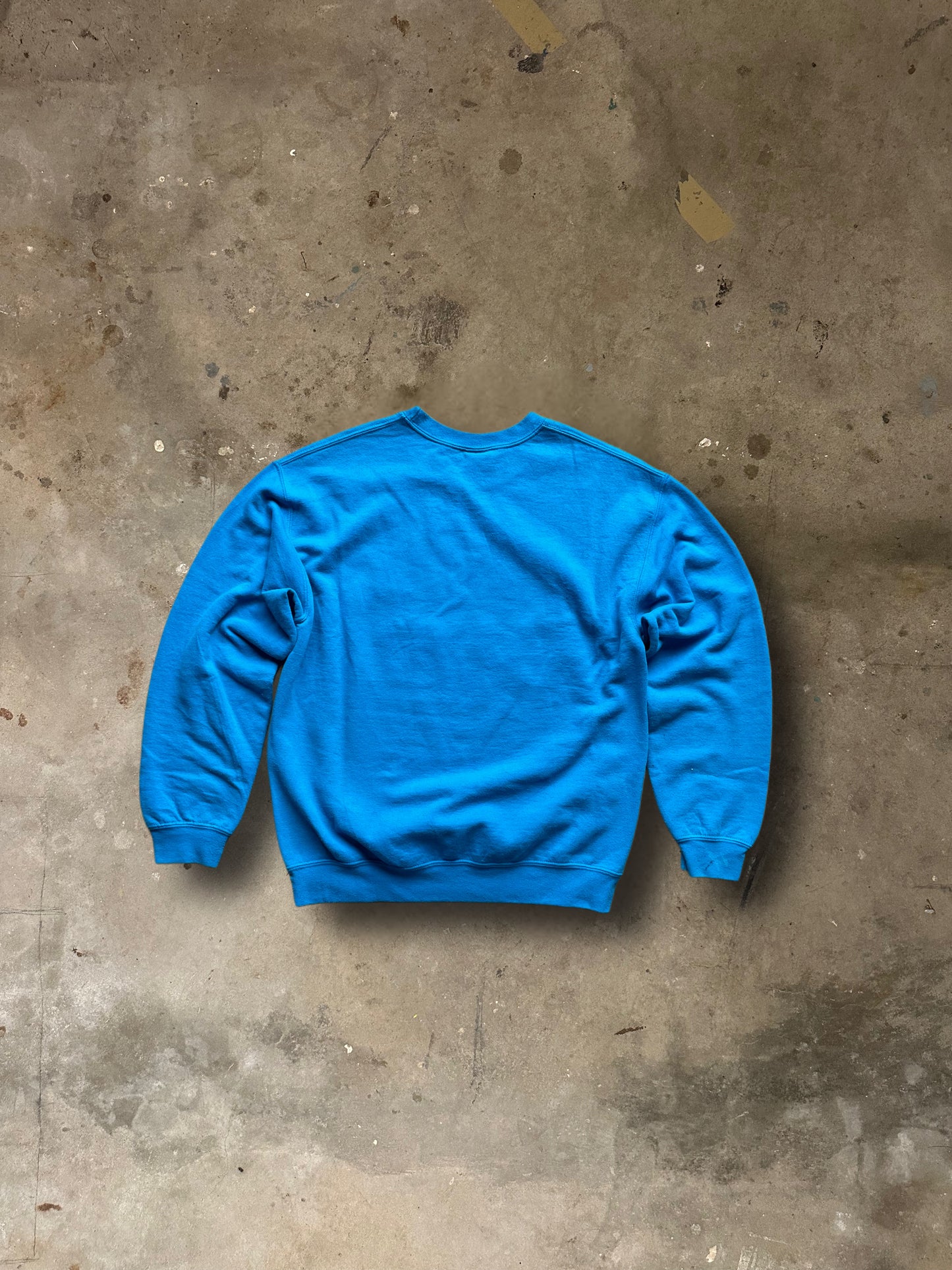Racing Graphic Sweatshirt Blue – Vintage Motorsport Crewneck -L
