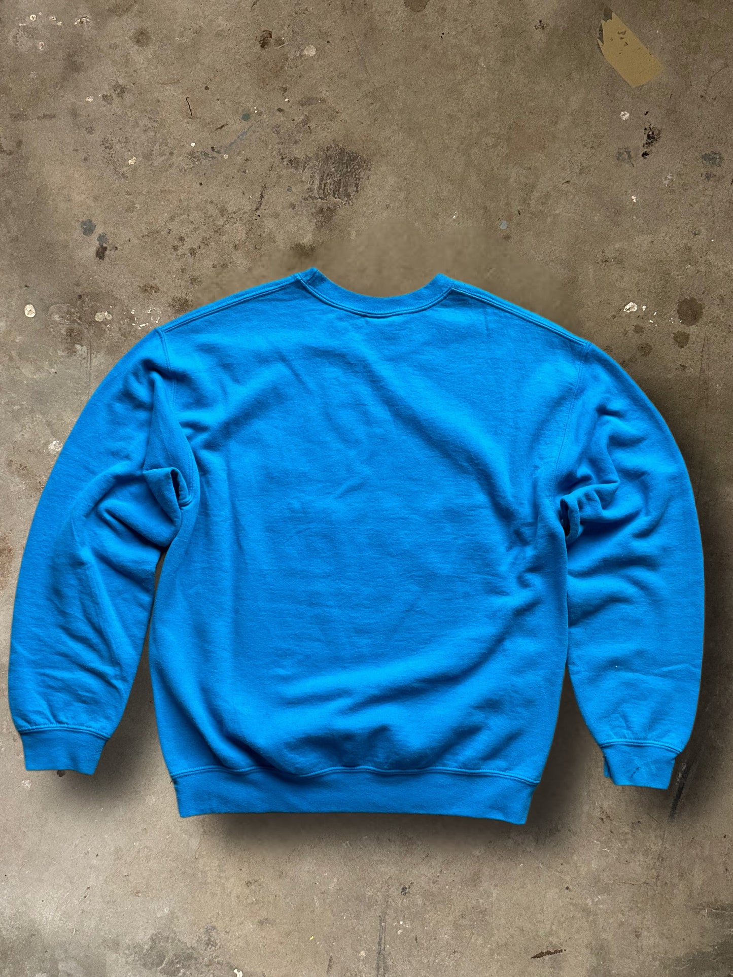 Racing Graphic Sweatshirt Blue – Vintage Motorsport Crewneck -L