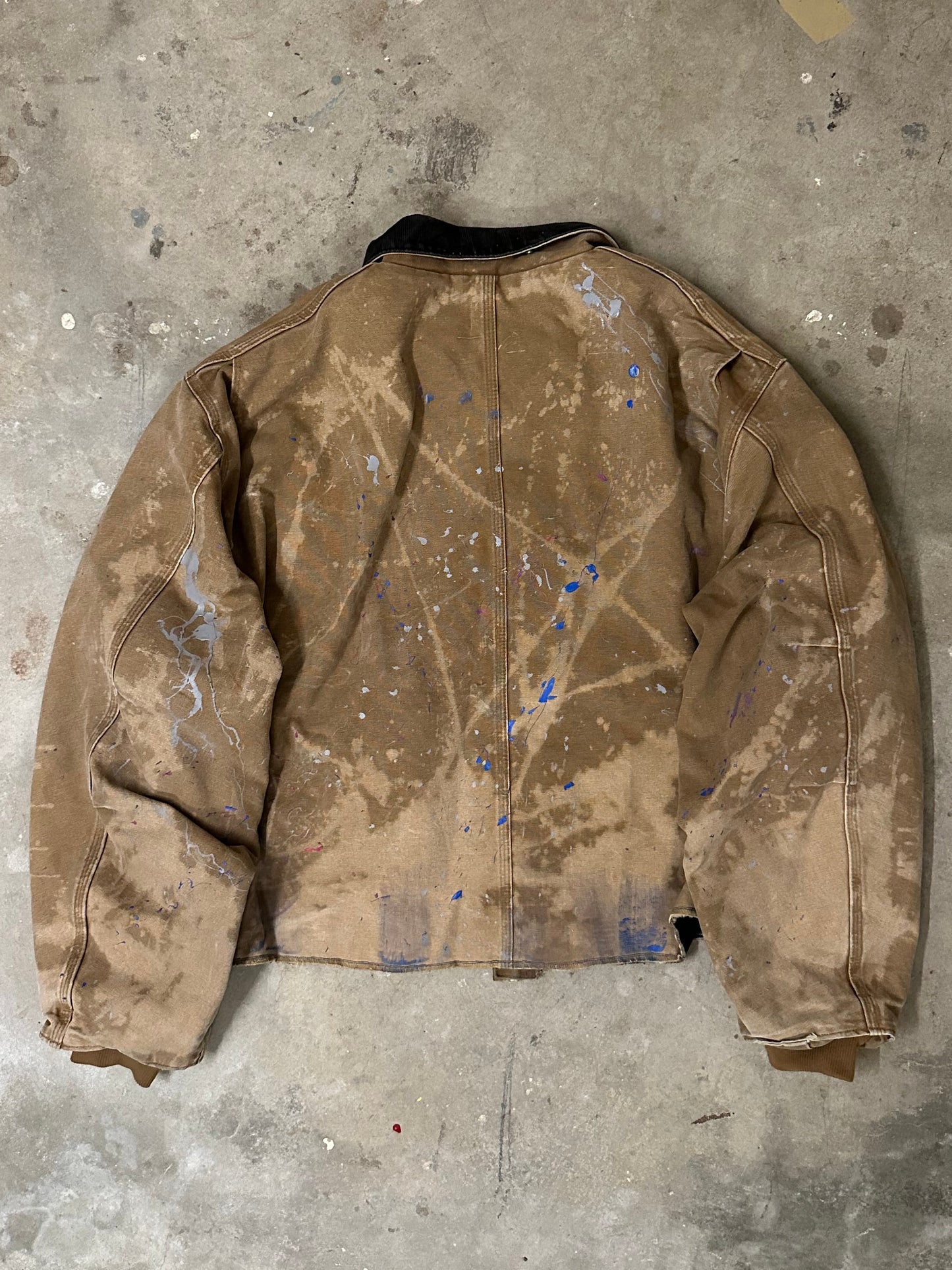 Carhartt Detroit Gecroppt & Customized-1990er Vintage-XL!