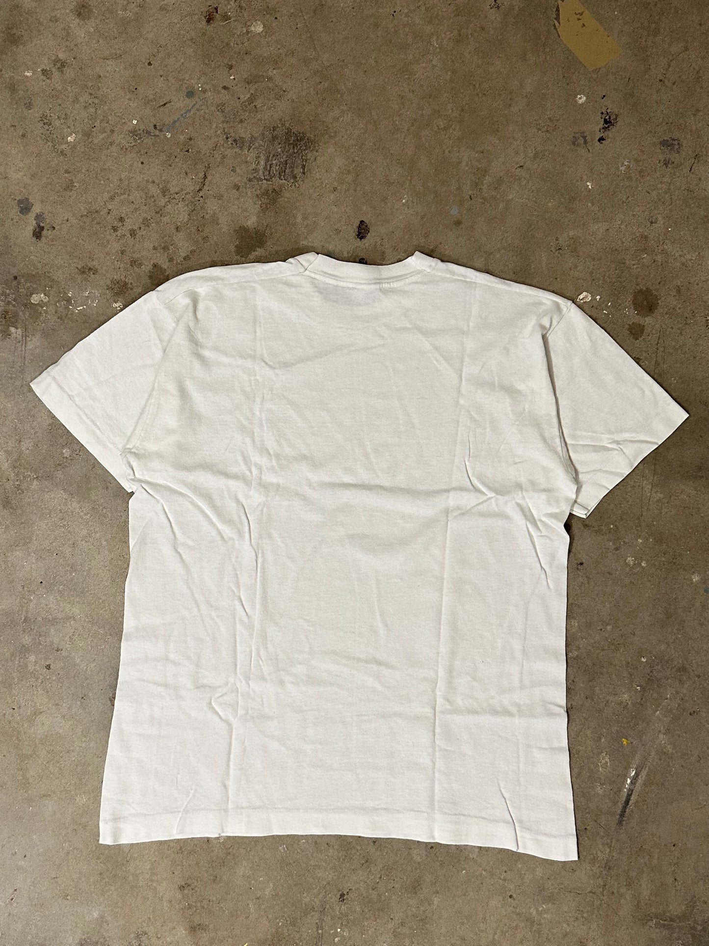 T-Shirt White Cat-1990er Vintage-L