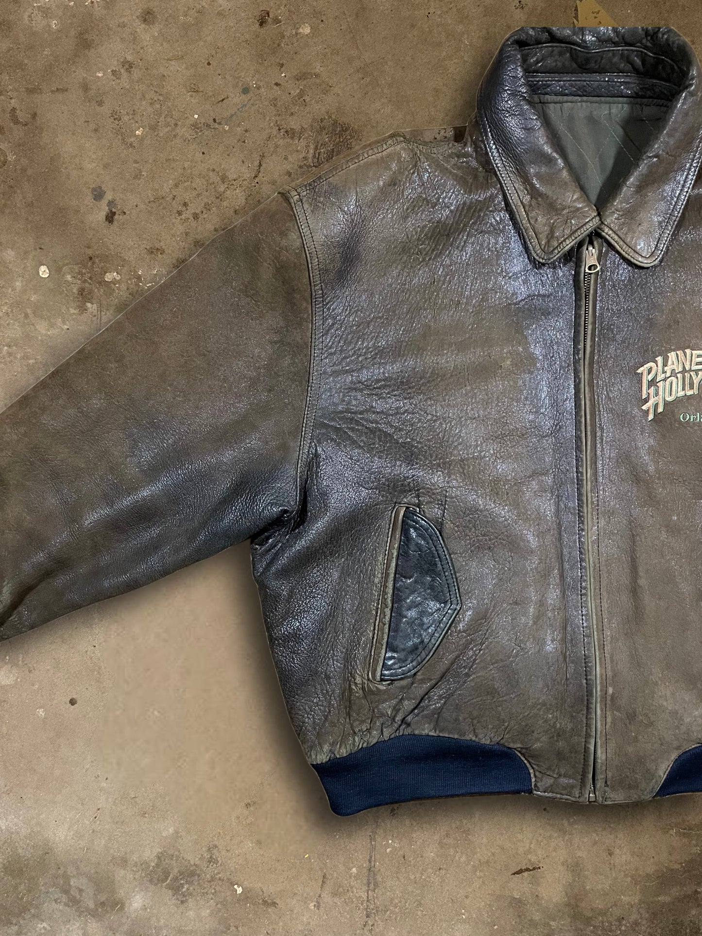 XL-Vintage PlanetHollywood Orlando Lederjacke