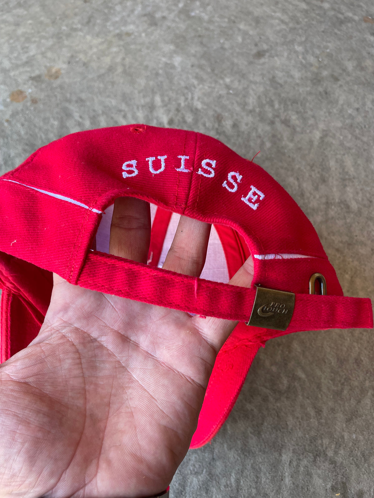 Vintage Suisse Baseball Cap