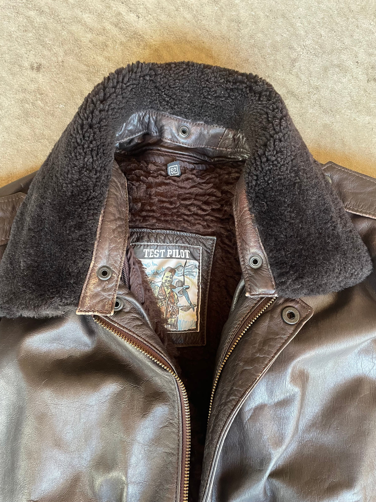 Vintage Fliegerjacke СИБИРЬ/Sibirien (L)