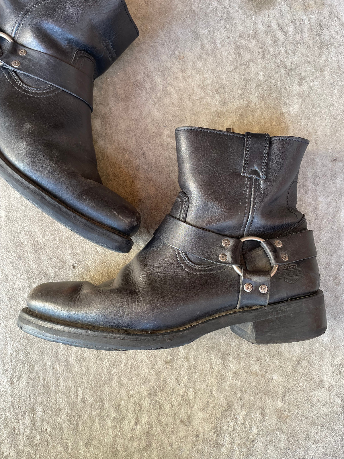 Vintage Harley Davidson Chealse/Biker Boots 45