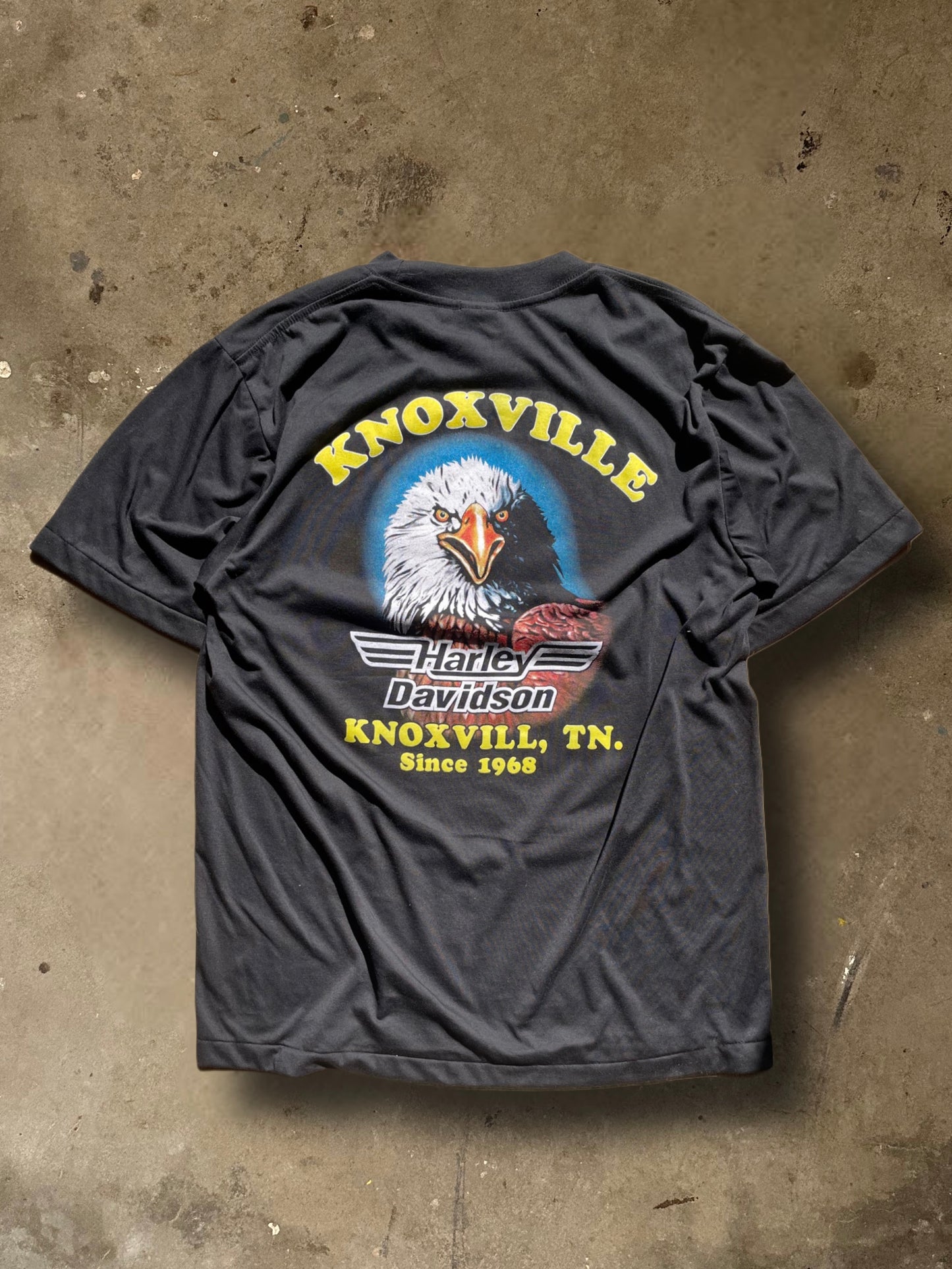 XL-Vintage 1989 HarleyDavidson 3D-Emblem T-Shirt