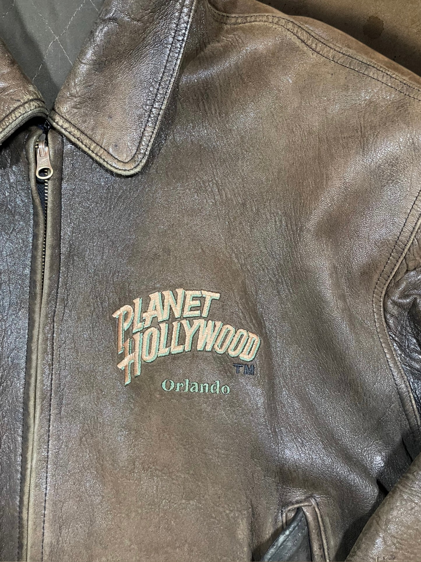 XL-Vintage PlanetHollywood Orlando Lederjacke