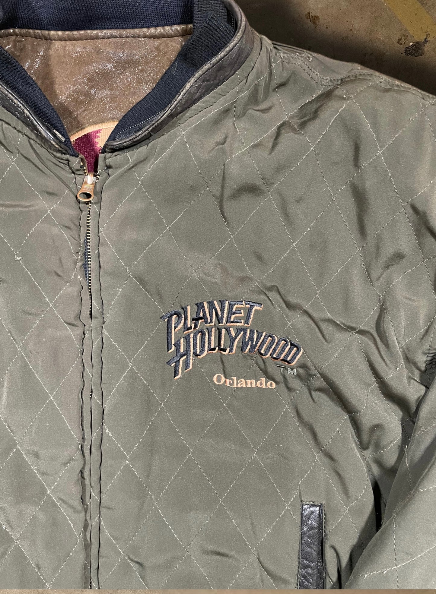 XL-Vintage PlanetHollywood Orlando Lederjacke