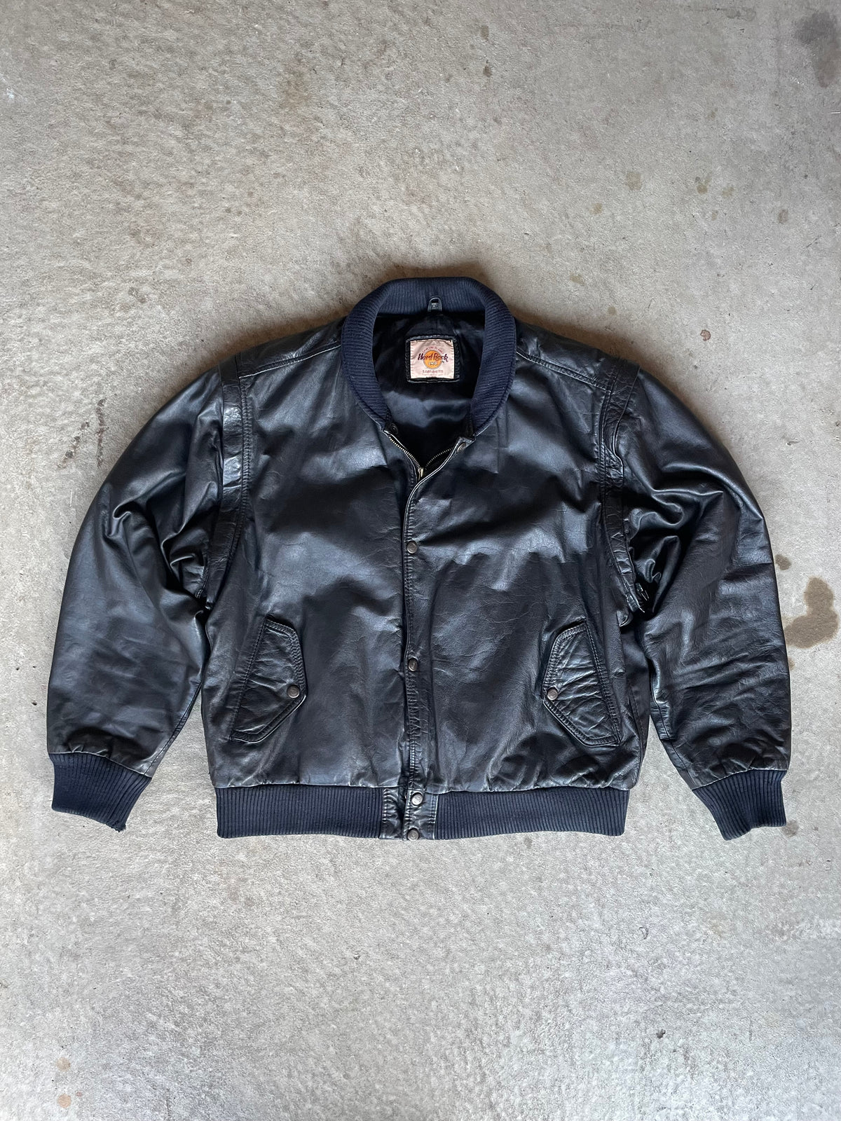Vintage HardRockCafe Lederjacke (L)