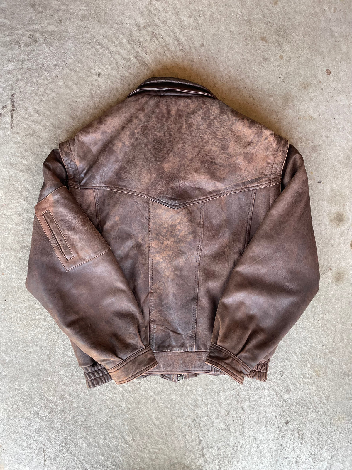 Vintage Lederjacke Detective (L)