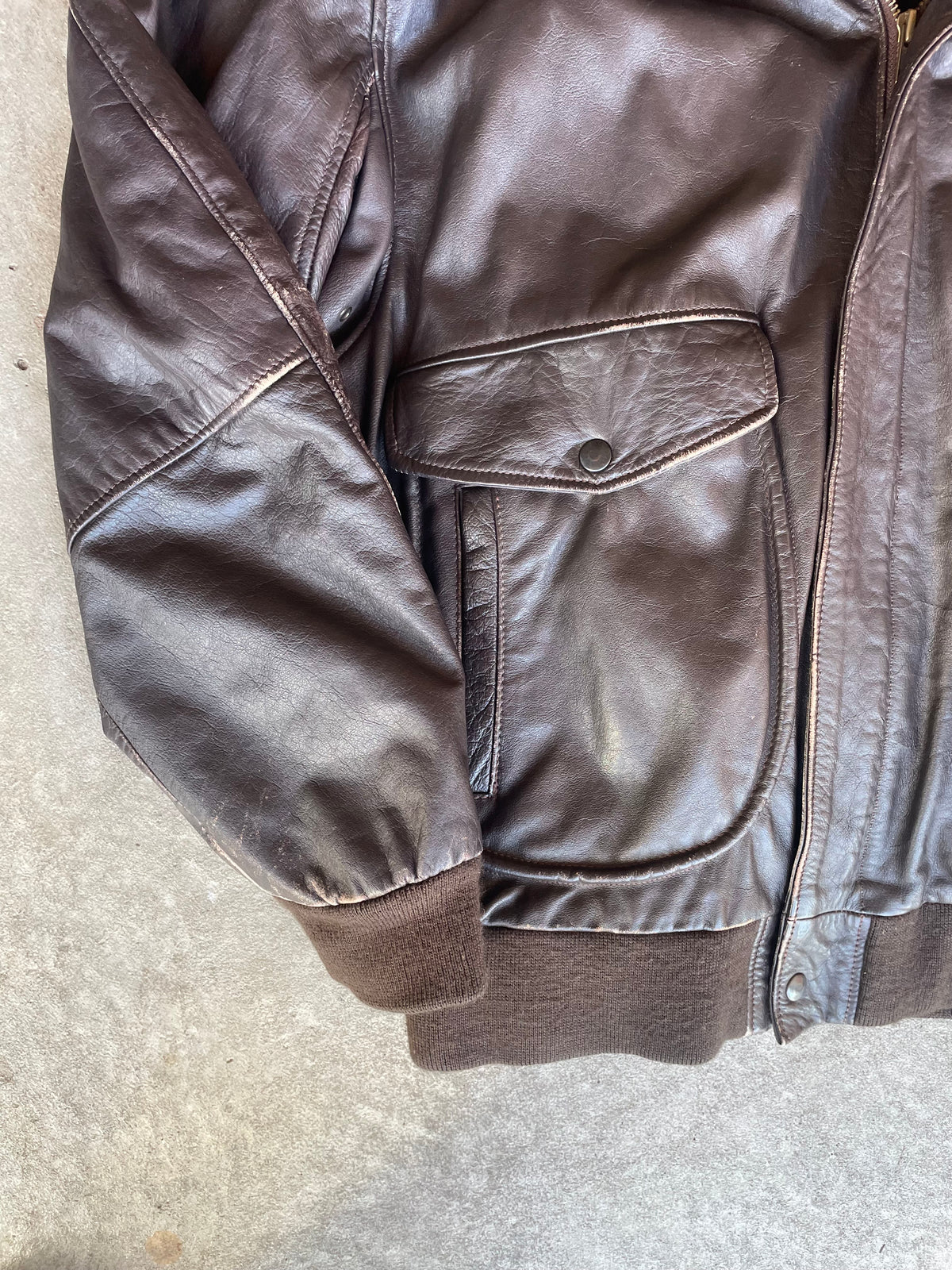 Vintage Fliegerjacke СИБИРЬ/Sibirien (L)