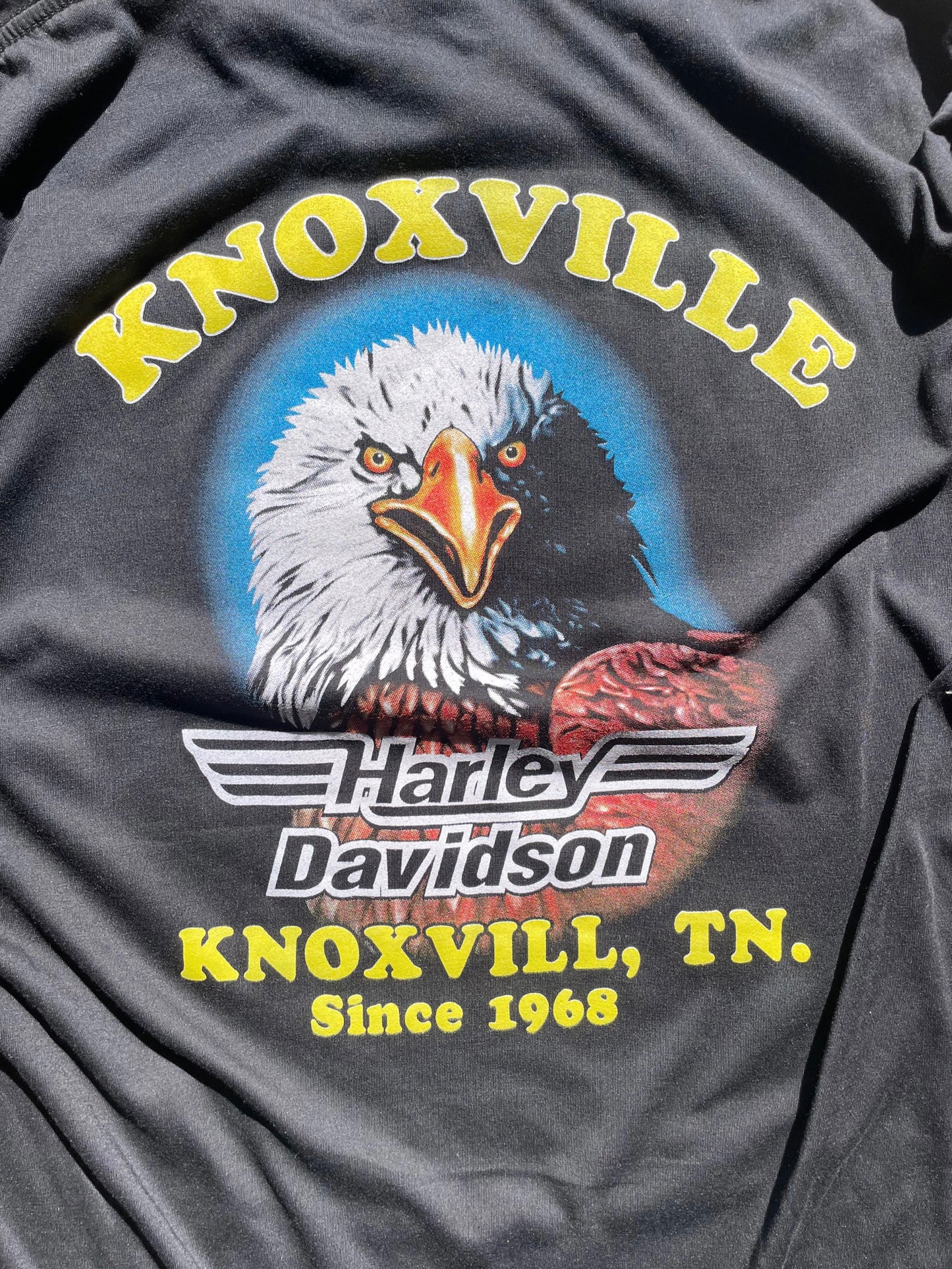 XL-Vintage 1989 HarleyDavidson 3D-Emblem T-Shirt
