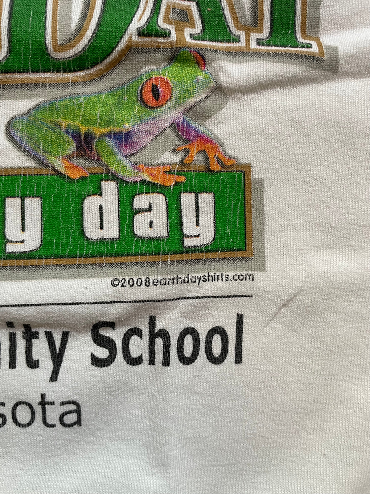 EarthDay is every day T-shirt-2000er Vintage-L