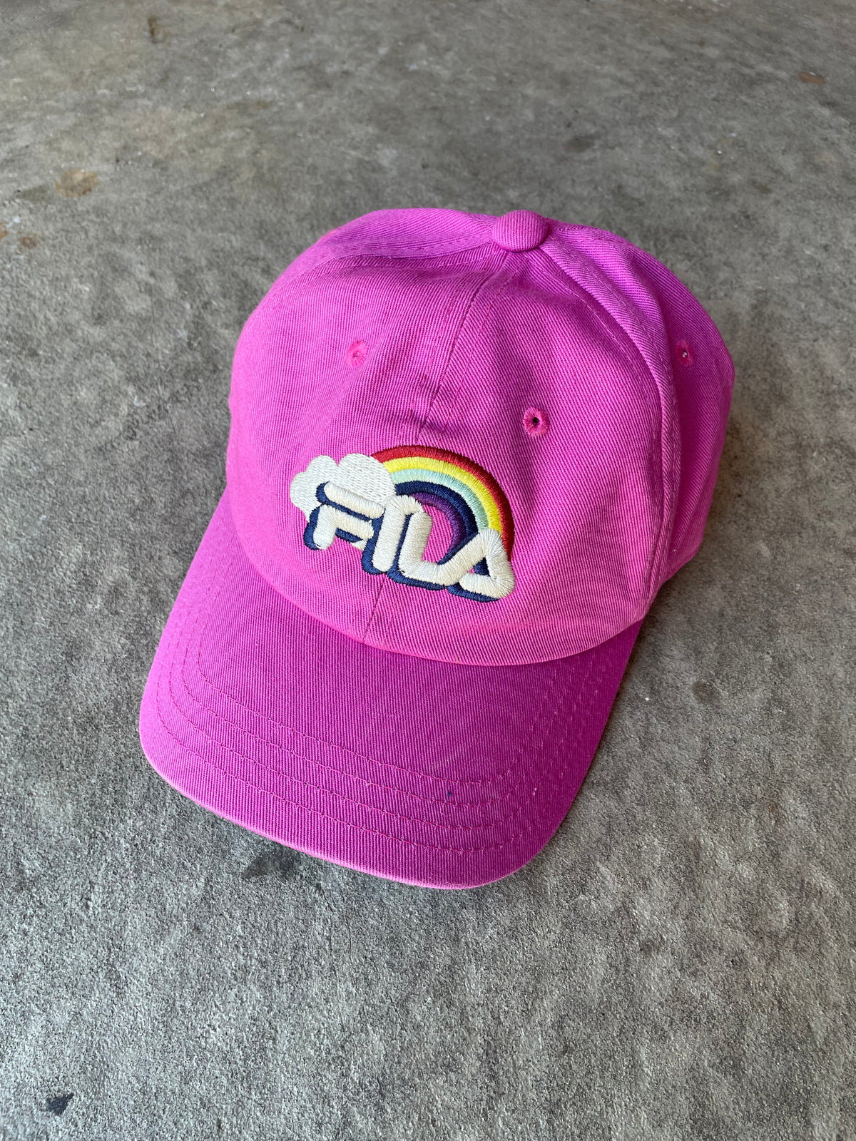 Vintage Fila Rainbow Cap