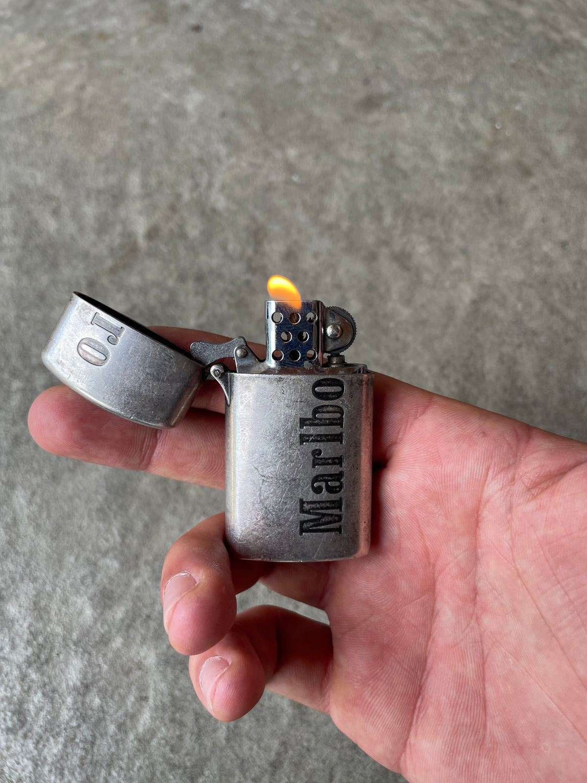 Vintage Marlboro Benzin Feuerzeug