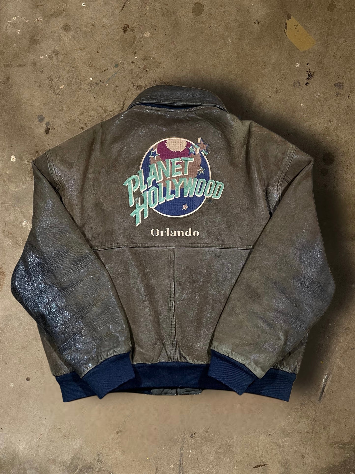 XL-Vintage PlanetHollywood Orlando Lederjacke