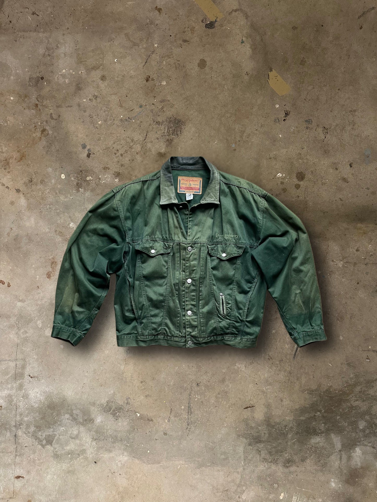 Diesel Jeansjacke Oversized Trucker Style 1990er Vintage -XL