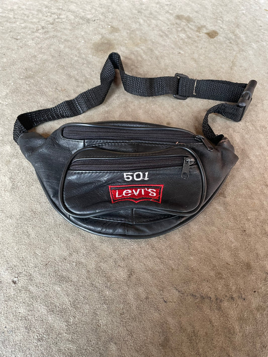 Vintage Levis Bauchtasche Leder