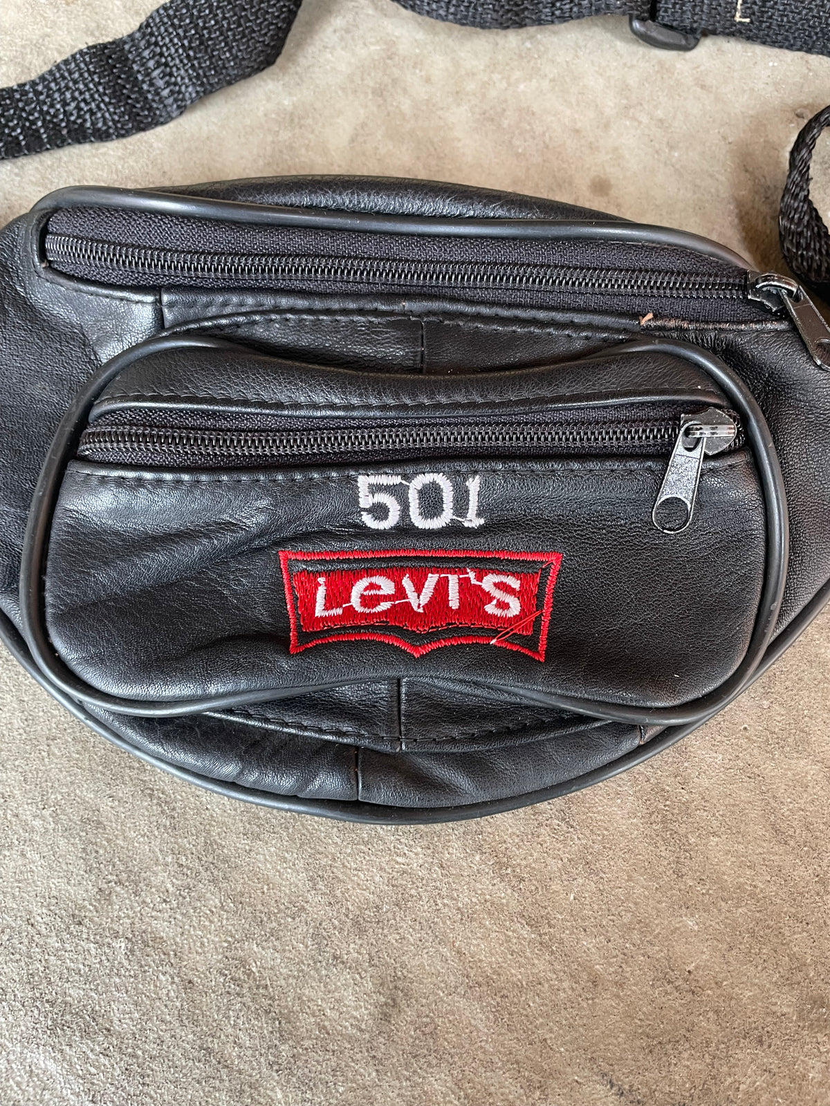 Vintage Levis Bauchtasche Leder