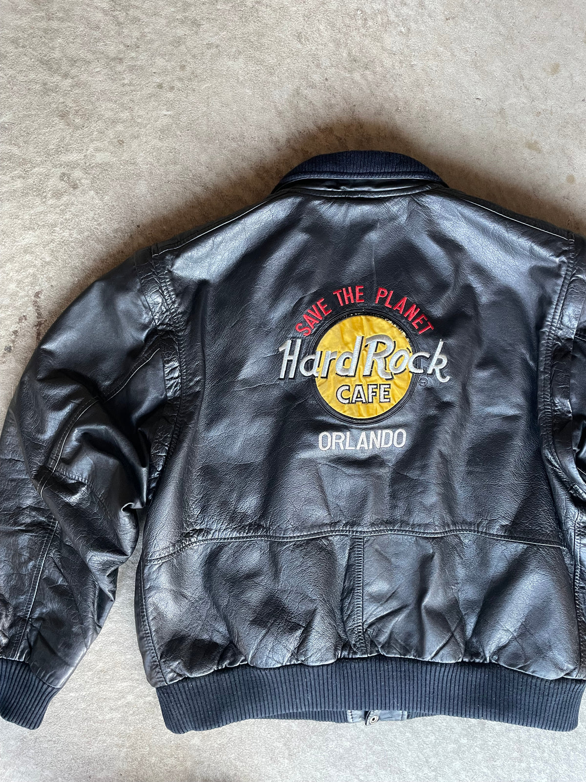 Vintage HardRockCafe Lederjacke (L)