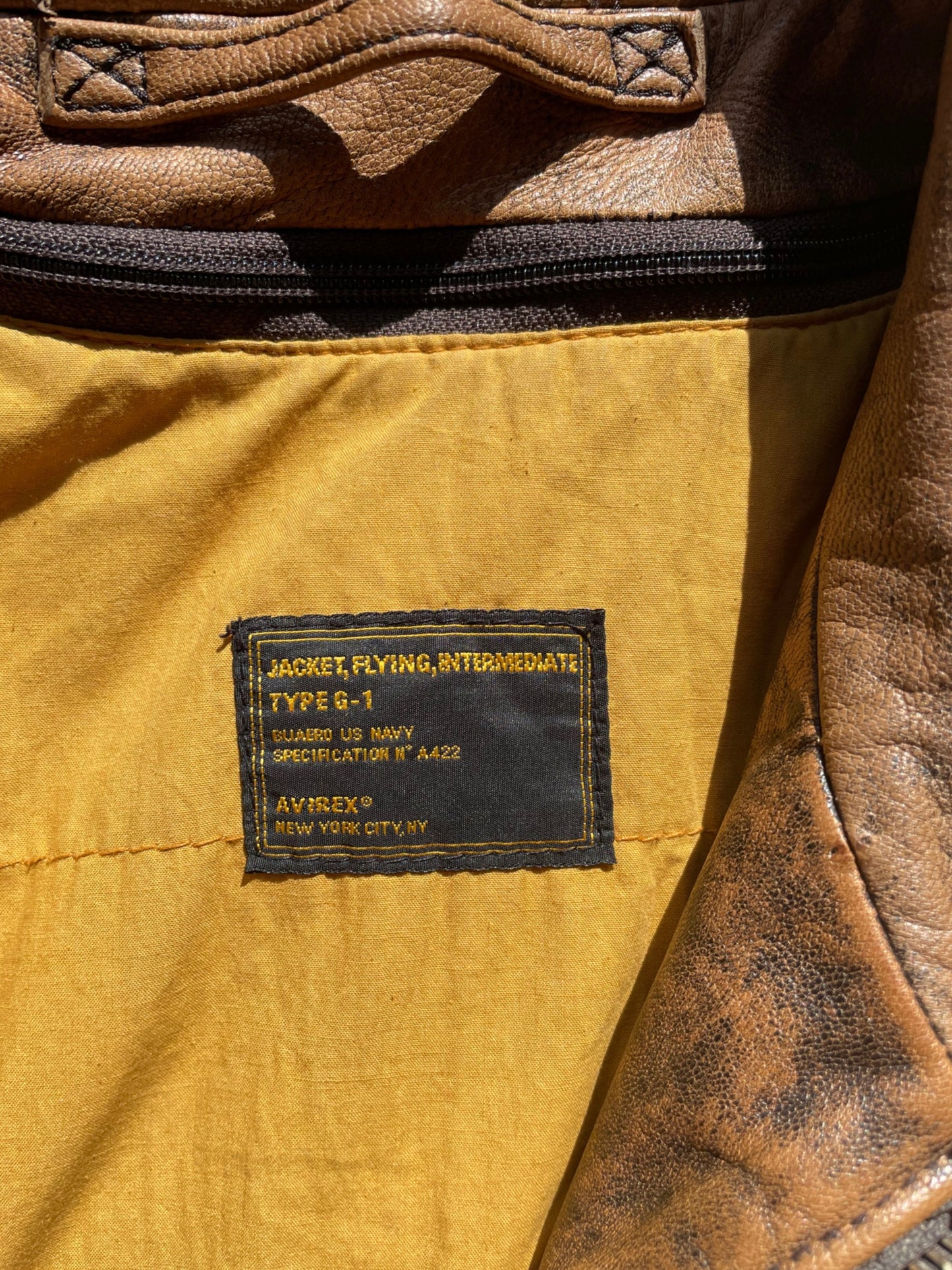 XL-Vintage Avirex G-1 Fliegerjacke