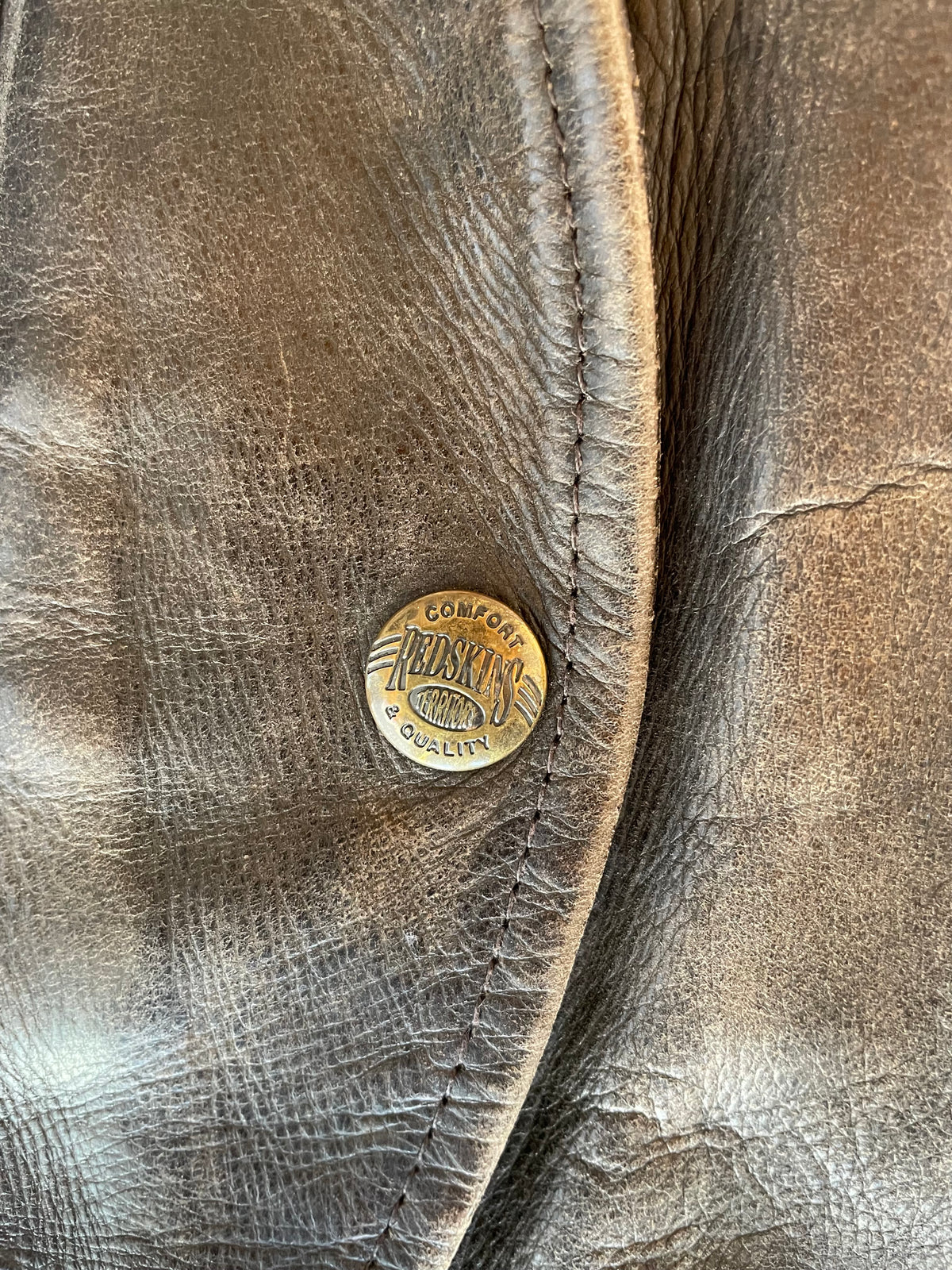 Vintage Redskins Lederjacke (L)