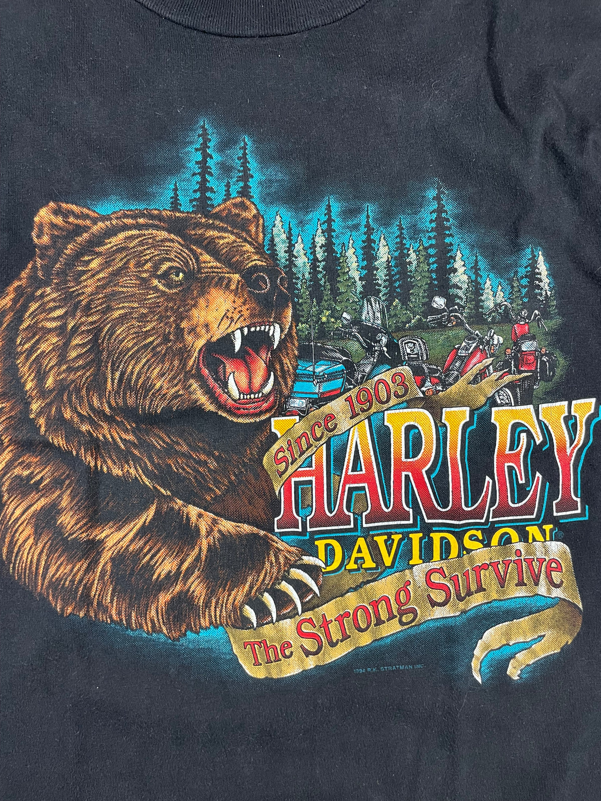 Vintage HarleyDavidson The Strong Survive T-Shirt L