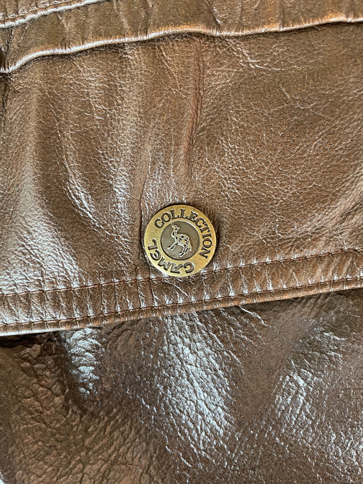 Vintage Camel Lederjacke (XL)