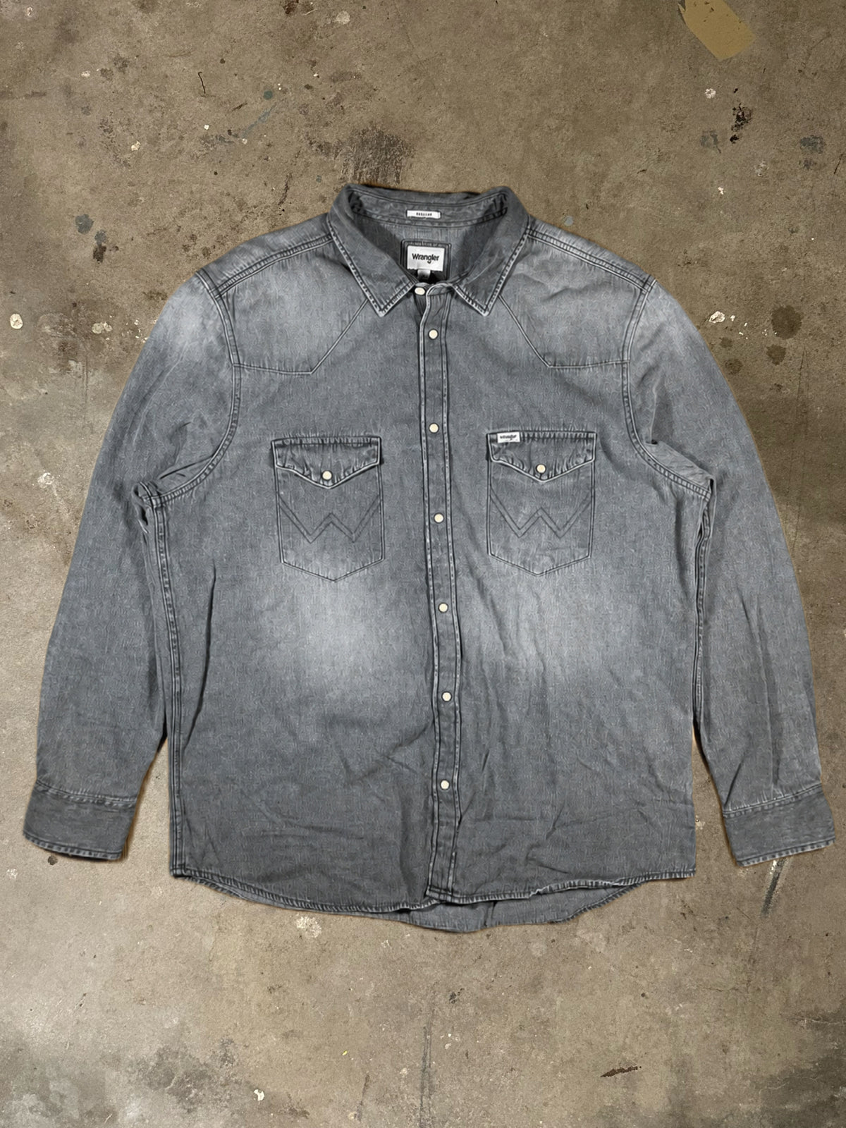 XL-Vintage Wrangler Cowboy Hemd