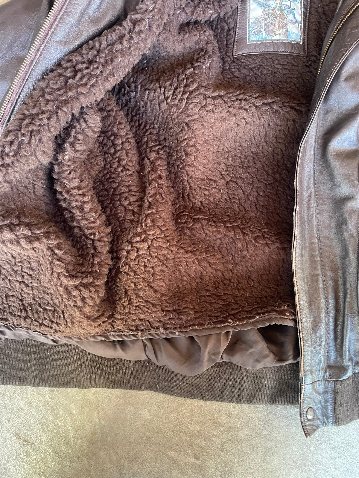 Vintage Fliegerjacke СИБИРЬ/Sibirien (L)
