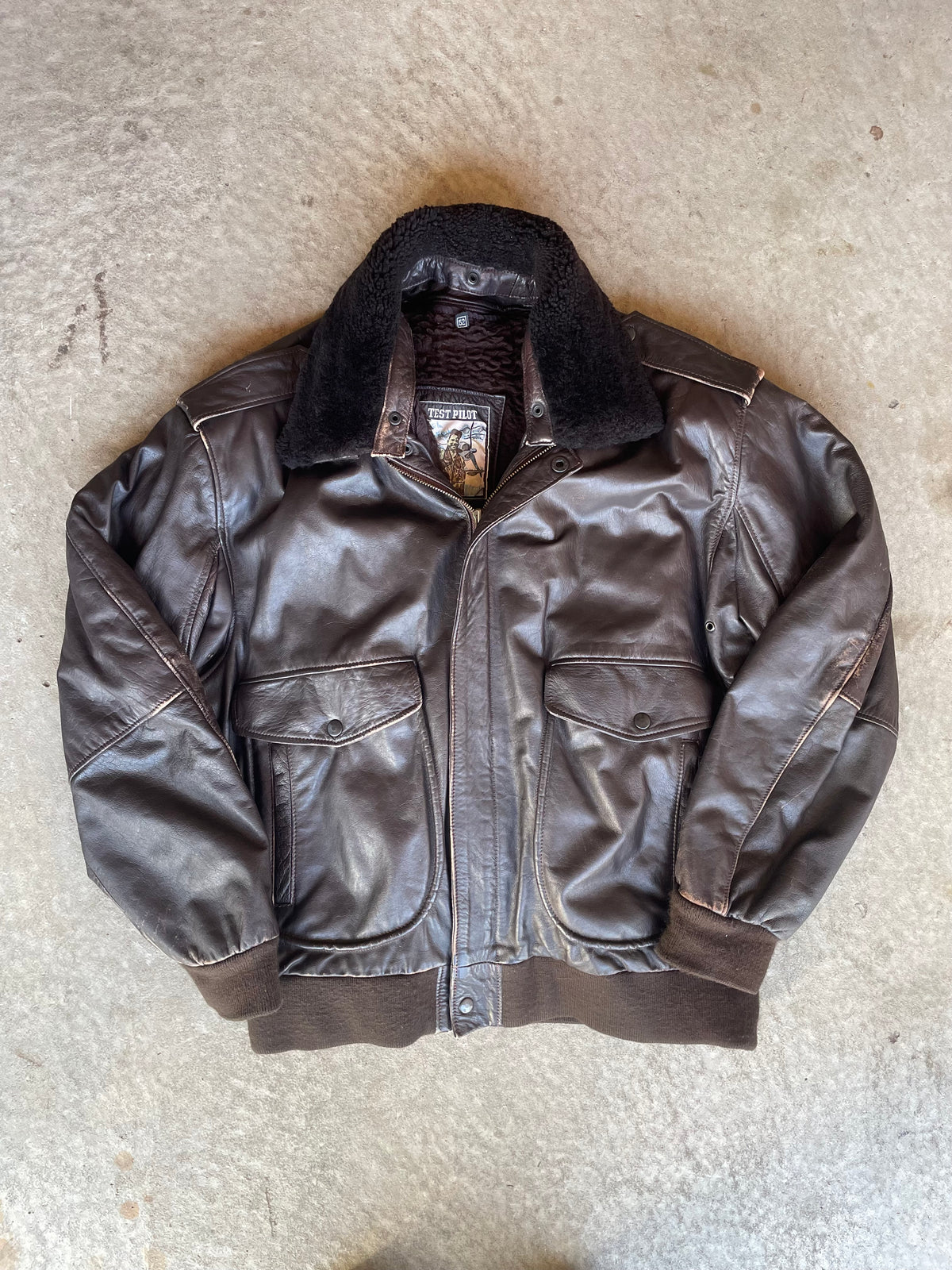 Vintage Fliegerjacke СИБИРЬ/Sibirien (L)