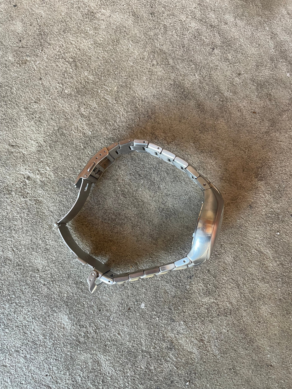 Vintage 1999 Fossil JR-8115 „Yellow Flame“ Armbanduhr