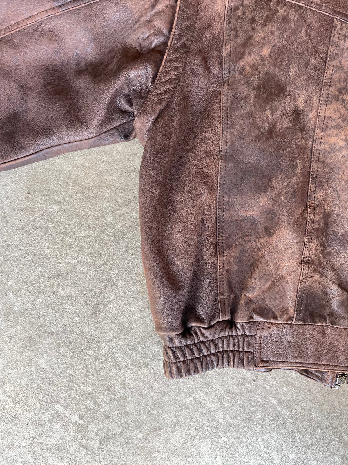 Vintage Lederjacke Detective (L)