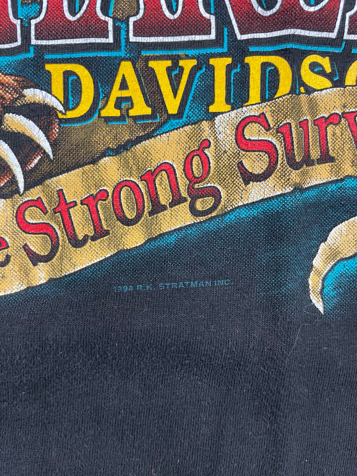 Vintage HarleyDavidson The Strong Survive T-Shirt L
