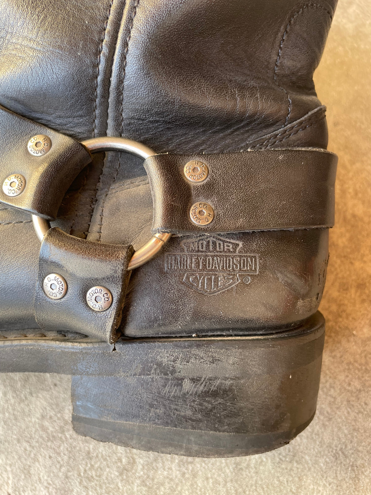 Vintage Harley Davidson Chealse/Biker Boots 45
