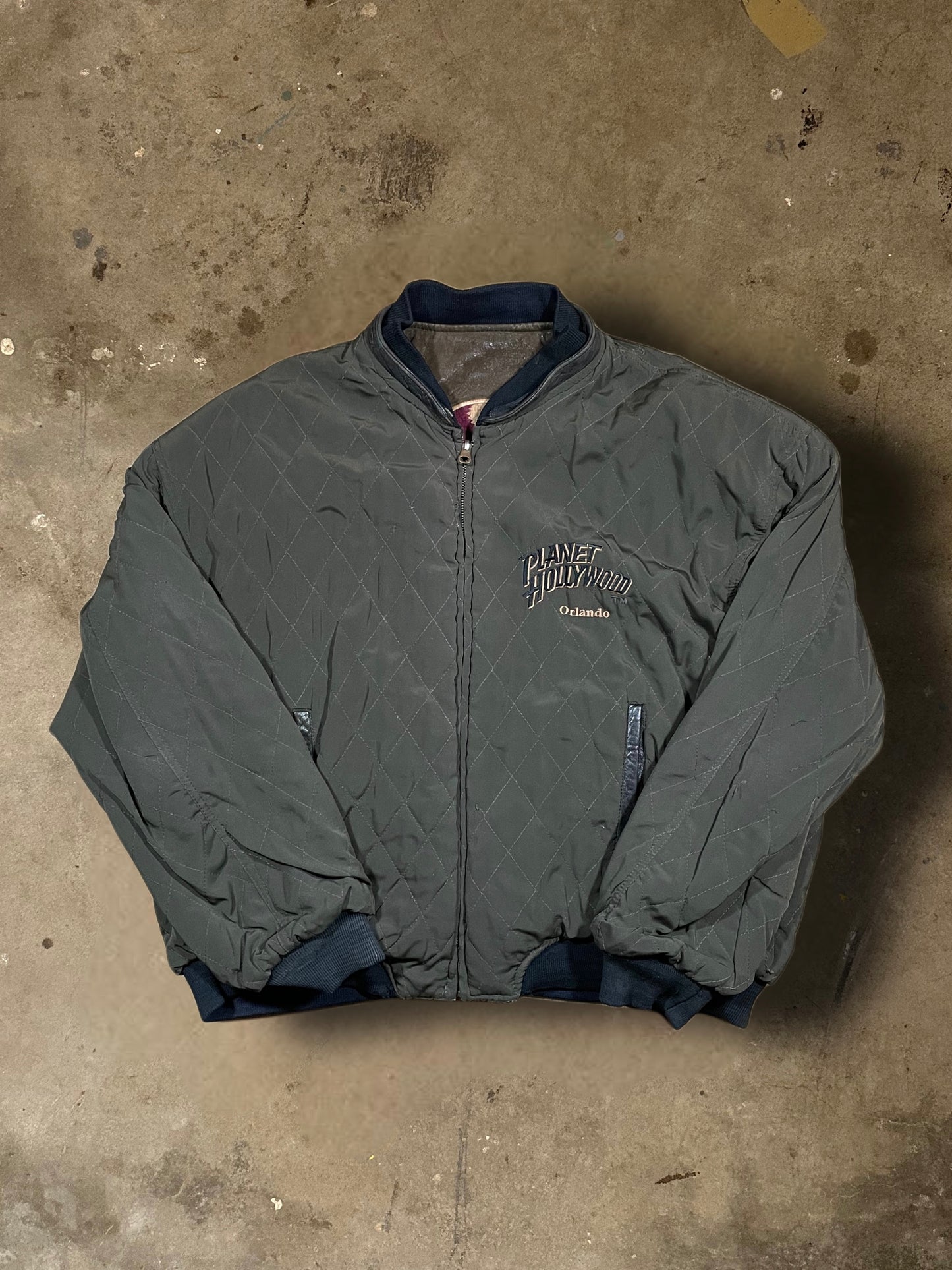 XL-Vintage PlanetHollywood Orlando Lederjacke