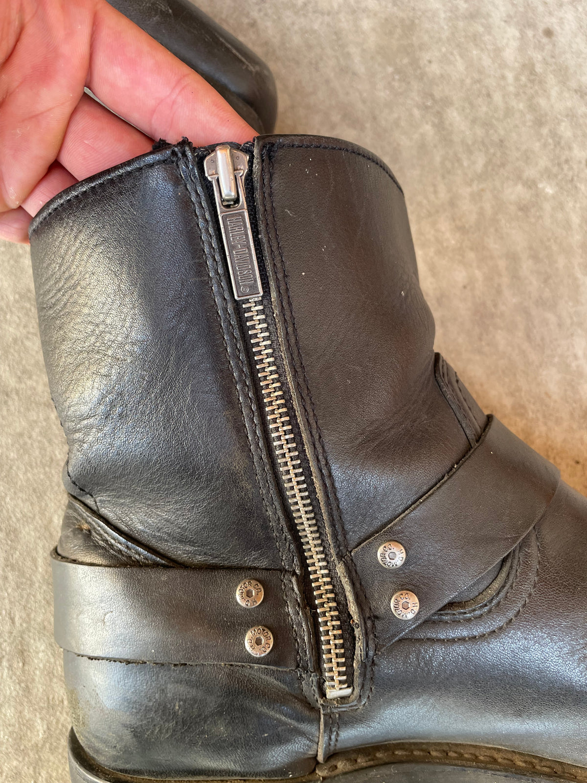 Vintage Harley Davidson Chealse/Biker Boots 45