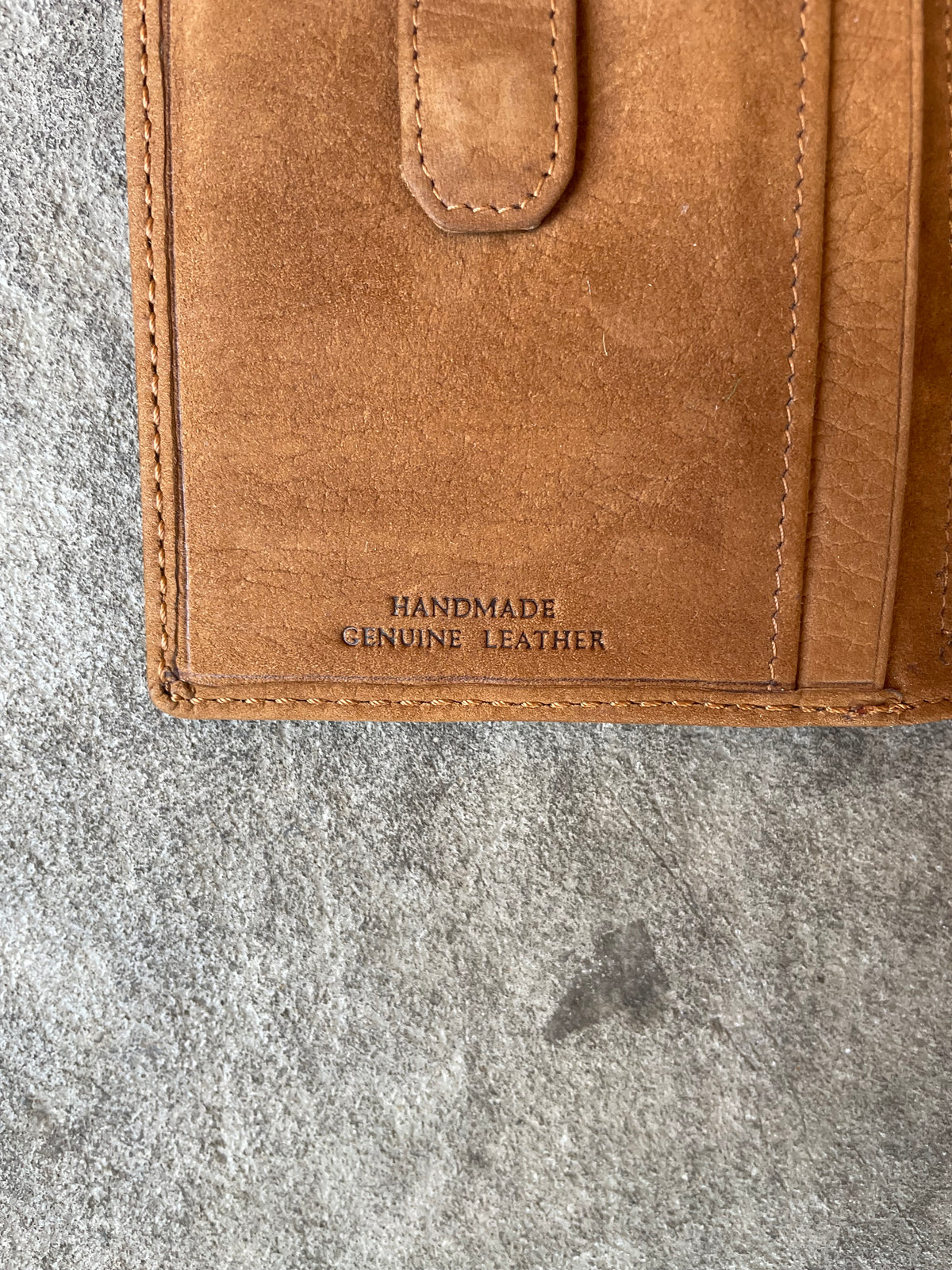 Vintage Camel Leder Portmonee