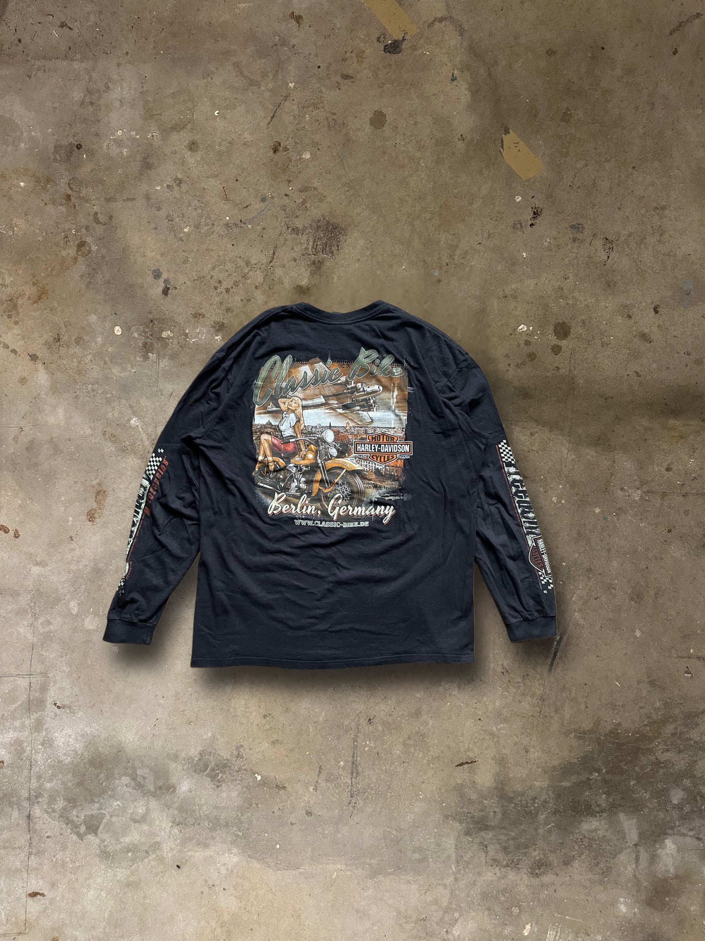 Harley-Davidson Longsleeve 2000er Vintage -XL