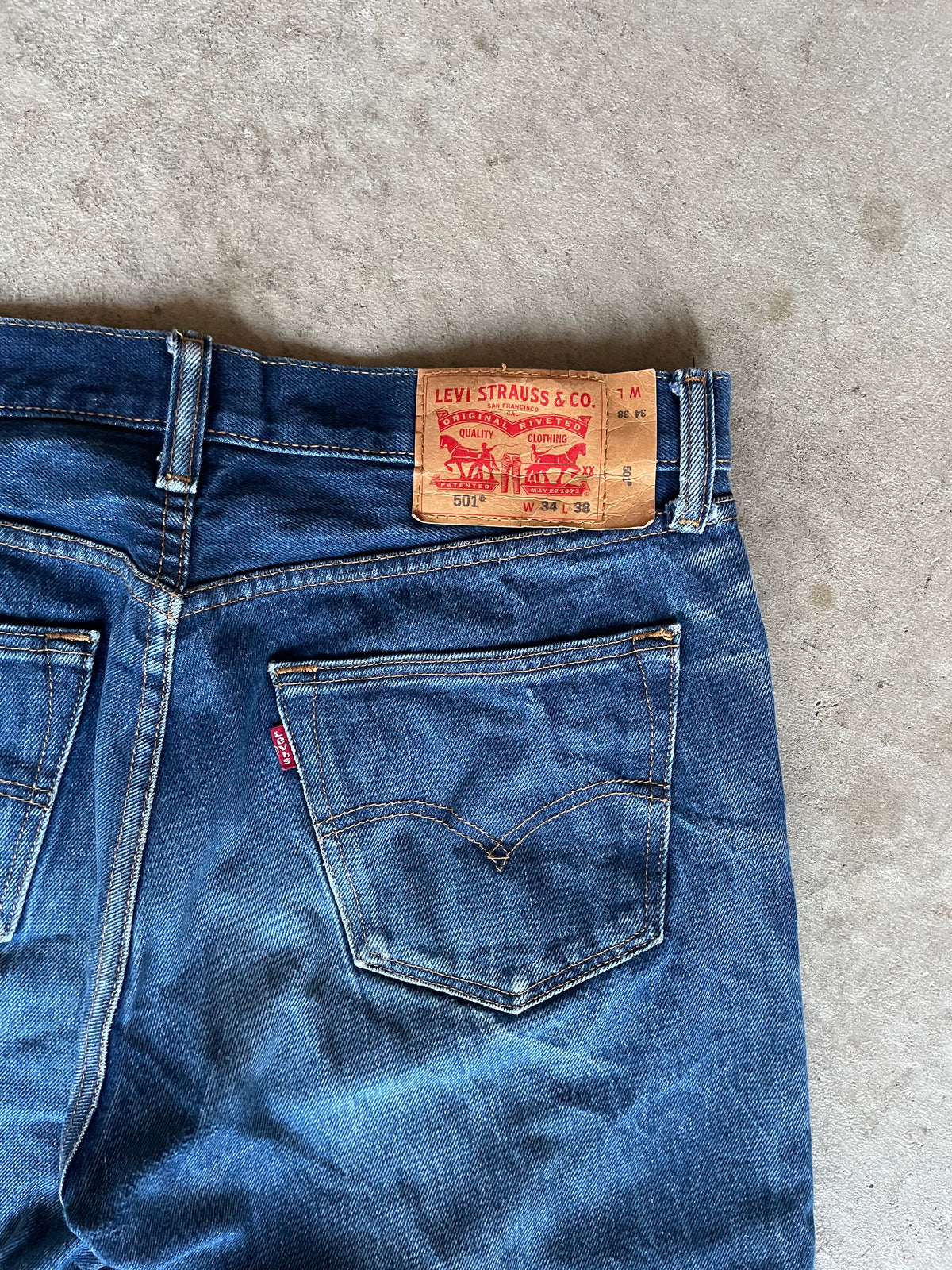 Vintage Levis 501 W34/L38