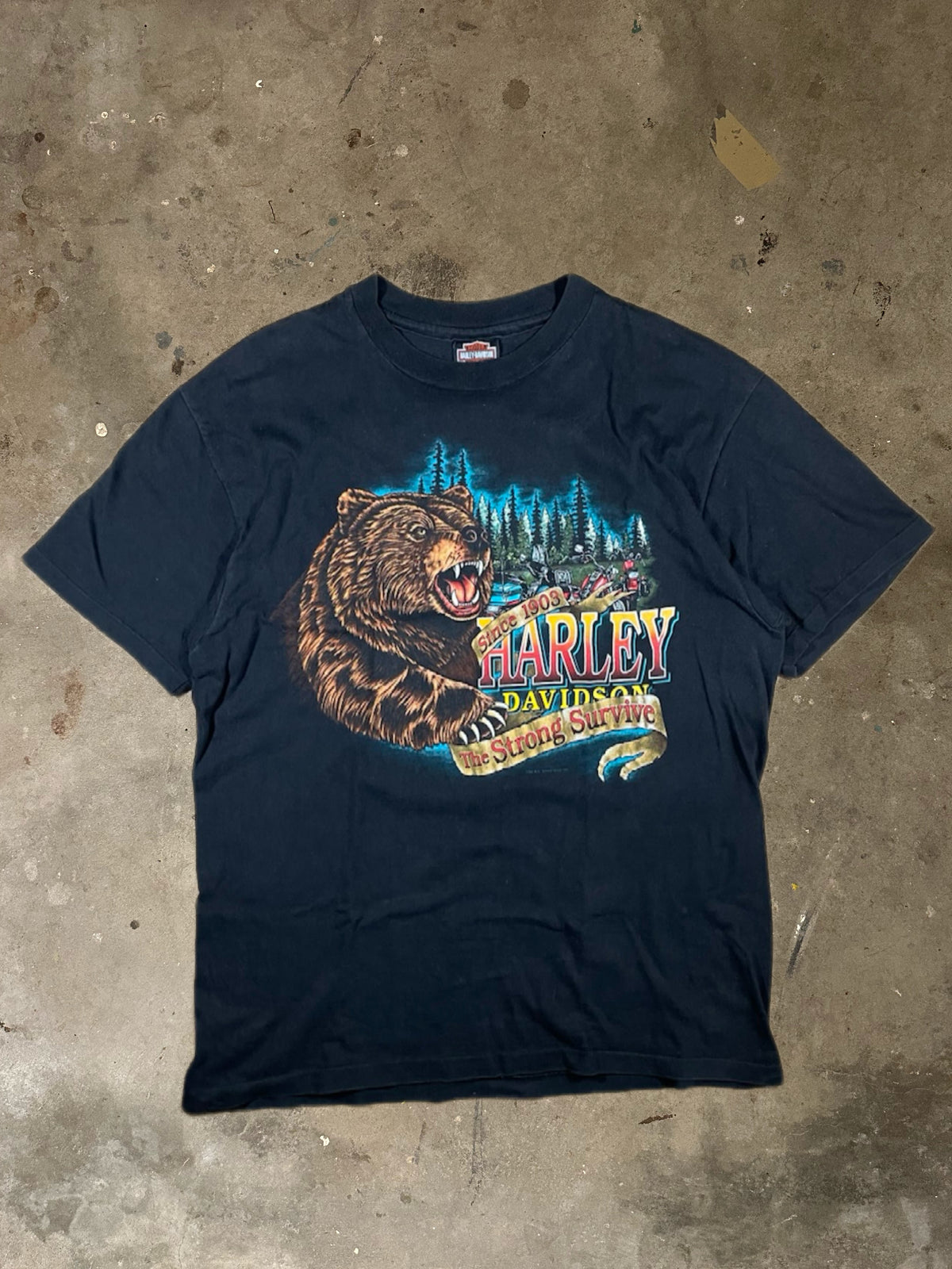 Vintage HarleyDavidson The Strong Survive T-Shirt L