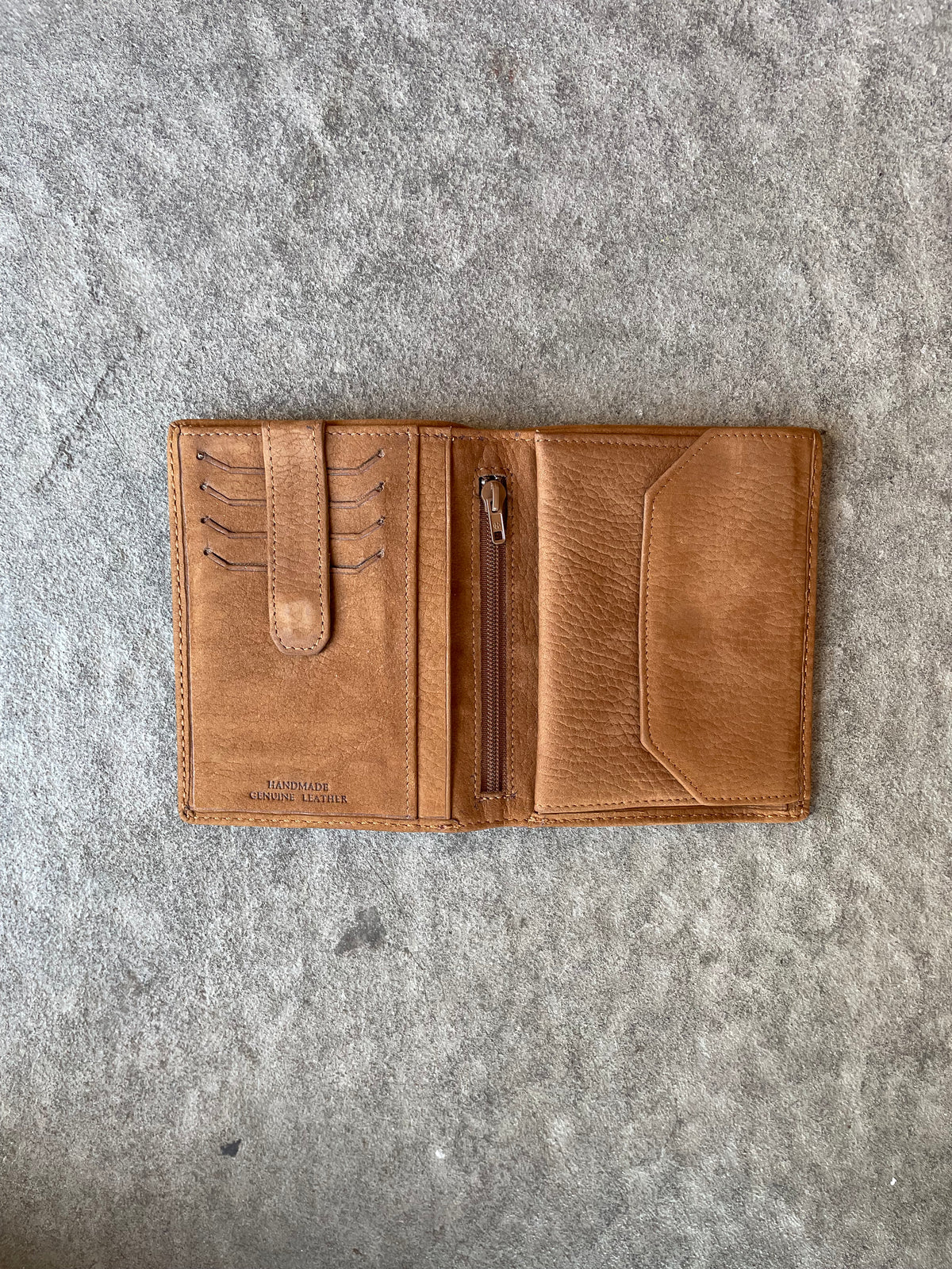 Vintage Camel Leder Portmonee