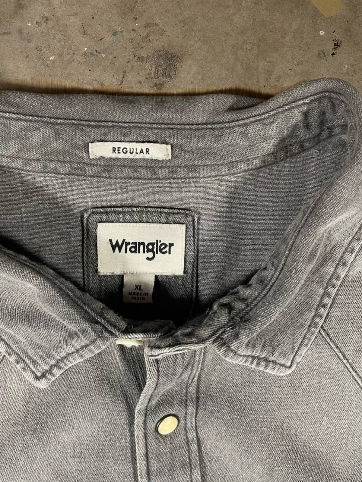 XL-Vintage Wrangler Cowboy Hemd